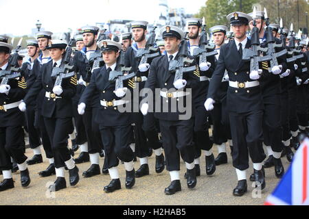 Royal Navy at the Lord Mayor's Show, London, UK. Stock Photo