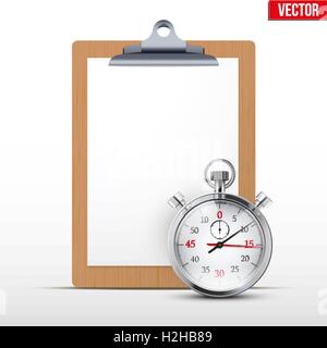 Coaching blank clipboard Stock Vector