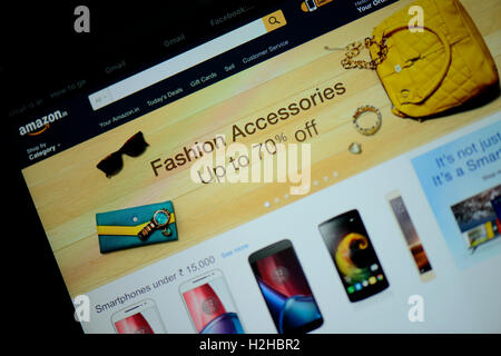 Popular on line shopping site amazon.com Stock Photo