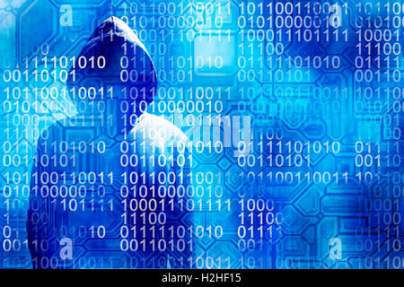 cybercrime and hacker concept Stock Photo