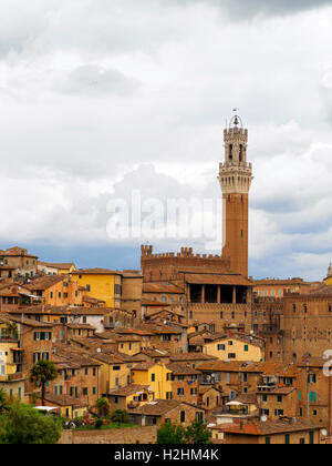 Torre del Mangia - Siena, Italy Stock Photo