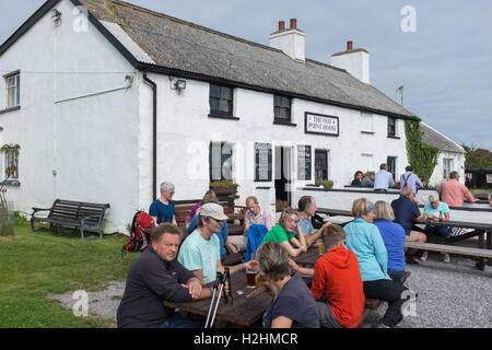 The Old Point House pub at Angle Bay on the Pembrokeshire coastal path Stock Photo