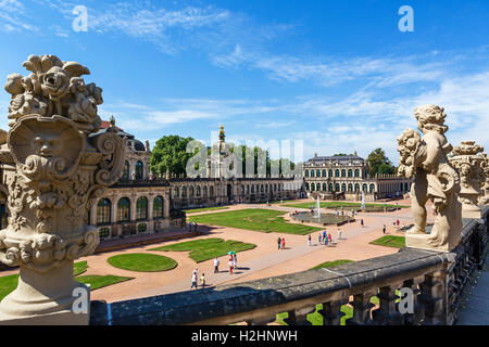 The Zwinger palace, Dresden, Saxony, Germany Stock Photo