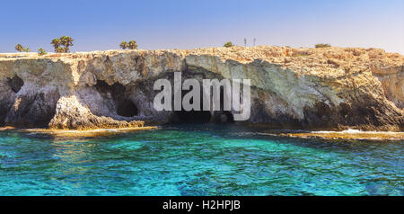The beaches of Agia NAPA. Cyprus. Stock Photo