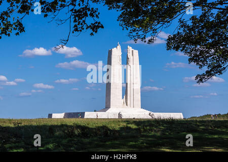 Canadian National Vimy Memorial by Walter Seymour Allward, 1925 - 1936, Vimy Ridge, Pas-de-Calais, Hauts de France, France Stock Photo