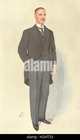 VANITY FAIR SPY CARTOON. Alfred Emmott 'The Deputy Speaker'. Lancashire. 1910 Stock Photo