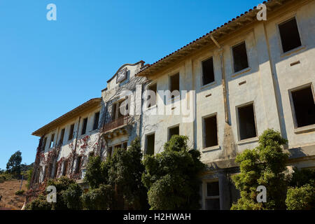 Derelict US Army Buildings At Fort McDowell On Angel Island, California. Stock Photo