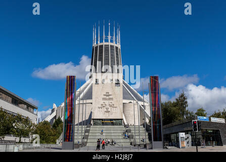 Liverpool Metropolitan Cathedral of Christ the King, Liverpool, UK Stock Photo