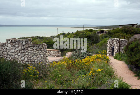 Preekstoel braai (barbecue) facilities, West Coast National Park, Langebaan, South Africa. Stock Photo