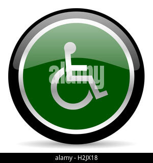 wheelchair icon Stock Photo