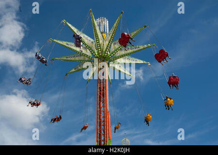 Sideshow Ride Ally Sideshow Alley rides at the Royal Melbourne Show Stock Photo - Alamy