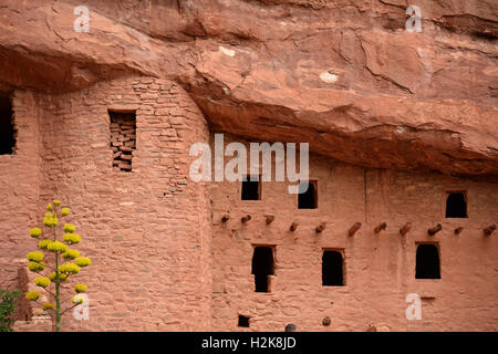 Manitou Cliff Dwellings in Colorado Springs Stock Photo