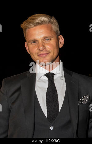 London, UK.  29 September 2016.  TV personality, Jeff Brazier attends the Childline Ball at Old Billingsgate Market to help celebrate 30 years of Childline.  This year's theme is The Great British Bake-Off. Credit:  Stephen Chung / Alamy Live News Stock Photo