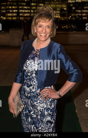 London, UK.  29 September 2016.  TV presenter and journalist, Esther Rantzen attends the Childline Ball at Old Billingsgate Market to help celebrate 30 years of Childline.  This year's theme is The Great British Bake-Off. Credit:  Stephen Chung / Alamy Live News Stock Photo