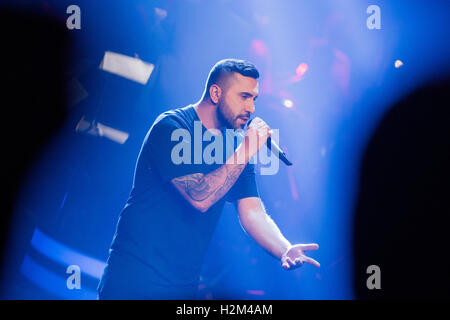 Vivaldi Rapper Cologne, Germany. 30th Sep, 2016. Rapper MoTrip performs at the ...