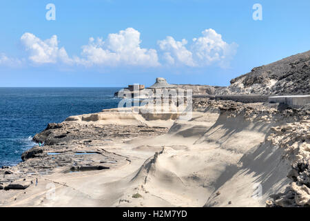 Xwejni Bay, Zebbug, Marsalforn, Gozo, Malta Stock Photo