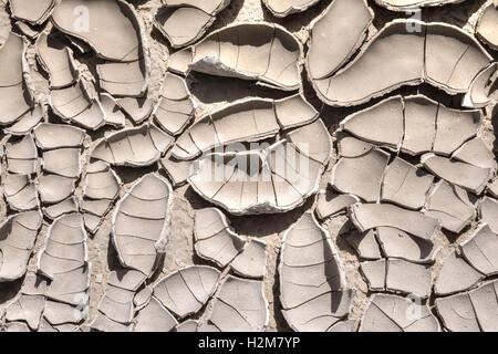 cracked, dry soil Stock Photo