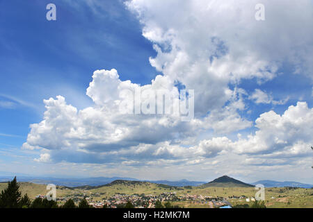 Town of Cripple Creel on the mountains of Colorado Stock Photo