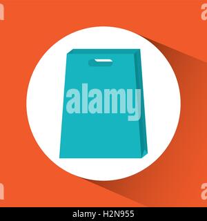 Shopping bag inside circle design Stock Vector Image & Art - Alamy