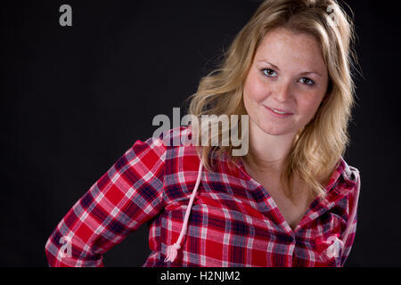Portrait of an attractive blonde woman Stock Photo
