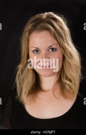Portrait of an attractive blonde woman Stock Photo