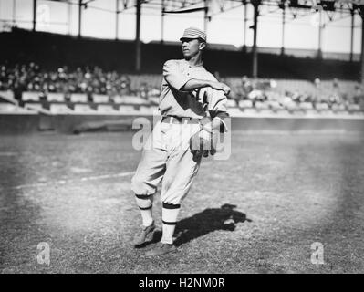 Frank 'Home Run' Baker, Major League Baseball Player, Philadelphia Athletics, Portrait, Bain News Service, 1913 Stock Photo