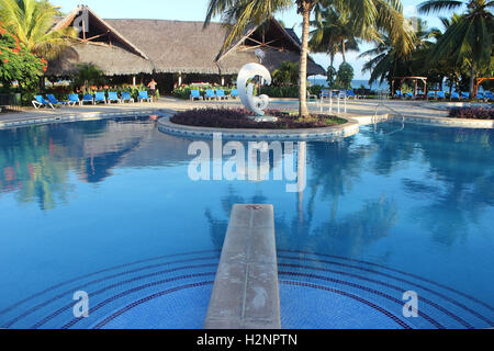 swimming pool Cuba Stock Photo