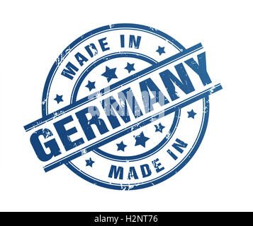 made in germany rubber stamp illustration Stock Photo