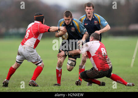 Dagenham RFC vs Old Cooperians RFC - Essex Rugby League - 26/02/11 Stock Photo