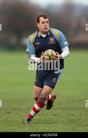 Dagenham RFC vs Old Cooperians RFC - Essex Rugby League - 26/02/11 Stock Photo