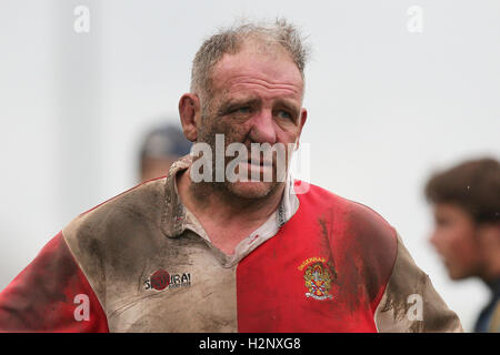 Dagenham RFC vs Old Cooperians RFC - Essex Rugby League - 26/02/11 Stock Photo