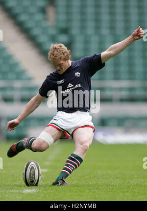Sam Vesty of Leicester - Gloucester Rugby vs Leicester Tigers - Guinness Premiership Final at Twickenham Stadium - 12/05/07 Stock Photo