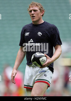 Sam Vesty of Leicester - Gloucester Rugby vs Leicester Tigers - Guinness Premiership Final at Twickenham Stadium - 12/05/07 Stock Photo
