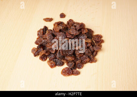 heap of raisins or sultanas Stock Photo