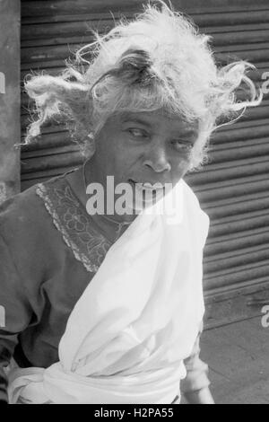 woman in india brian mcguire Stock Photo