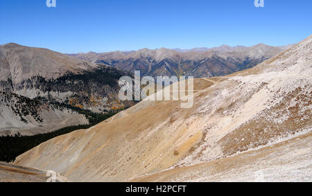 The high country above treeline in Chaffee County, Colorado near Mount Antero in the Sawatch Range Stock Photo