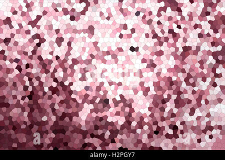 background abstract mosaic light red Stock Photo