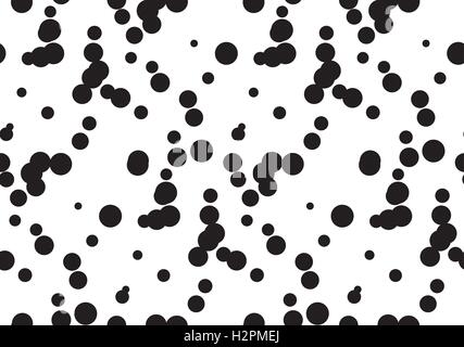Drops ink stains seamless pattern. Vector illustration. Stock Vector