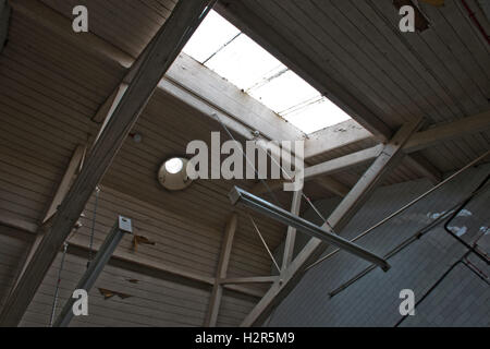 The skylight inside St Ann's Hospital Mortuary, Haringey, North London, UK Stock Photo