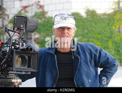 Jindrichuv Hradec, Czech Republic. 29th Sep, 2016. Director Hansjoerg Thurn pictured during filming of the SAT.1 historical drama 'Die Ketzerbraut' (lit. The Heretic Bride) at the castle in Jindrichuv Hradec, Czech Republic, 29 September 2016. Sat.1 is making a TV film version of the novel of the same name by I. Lorentz, which is due to be broadcast in 2017. PHOTO: URSULA DUEREN/DPA/Alamy Live News Stock Photo