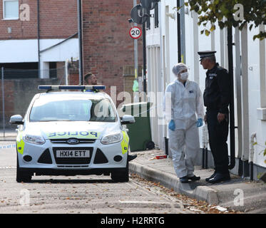 Portsmouth, Hampshire, UK. 2nd October, 2015. GV from Kingston Crescent ...