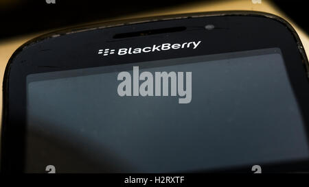 Blackberry Curve Smart Phone Stock Photo