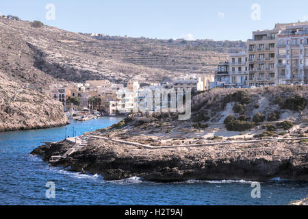 Xlendi Bay, Gozo, Malta Stock Photo