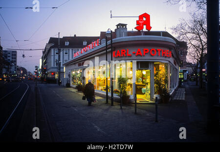 Karl Apotheke chemist Stephanplatz Karlsruhe Baden-Württemberg Germany Stock Photo