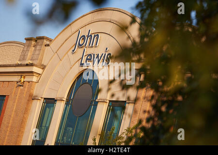 Trafford Centre Manchester Joh Lewis    intu Trafford Centre large indoor shopping centre leisure complex Sea Life Centres chain Stock Photo