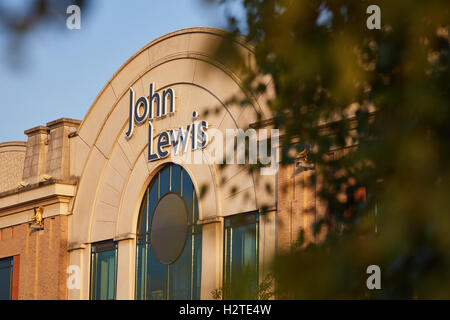 Trafford Centre Manchester Joh Lewis    intu Trafford Centre large indoor shopping centre leisure complex Sea Life Centres chain Stock Photo