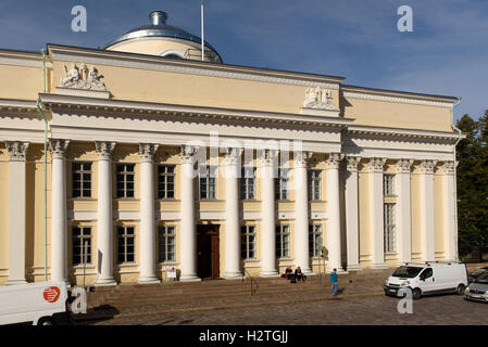 national library in Helsinki, Finland Stock Photo