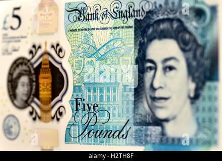 Five Pound Note Stock Photo