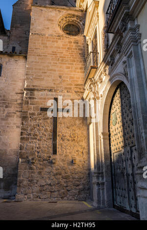 The Episcopal Palace of Cuenca, is located next to the Cathedral, Cuenca, Spain Stock Photo