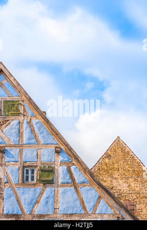 sharp stepped gable roofs